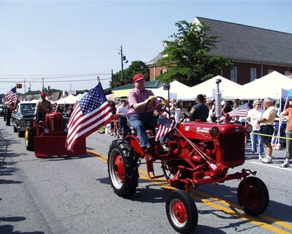 red tractor